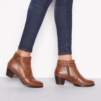 Debenhams  Good for the Sole - Chocolate brown Gerdie mid block heel 