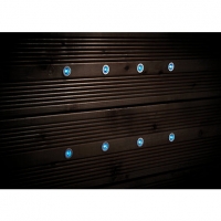 Wickes  Wickes Blue LED Deck Lights 15mm 8 Pack
