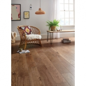 Style Dark Oak Solid Wood Flooring - 1.5m2 Pack £60.00