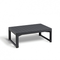 Wickes  Keter Lyon Lounge Dining Table - Graphite