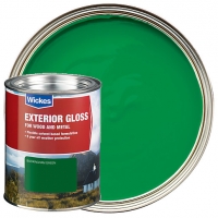 Wickes  Wickes Exterior Gloss Paint - Buckingham Green 750ml