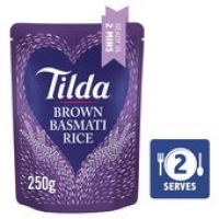 Ocado  Tilda Brown Microwave Basmati Rice 250g
