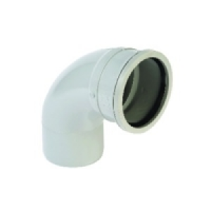 Wickes 110mm Grey Soil Pipe 92.5 Deg Bend £9.19