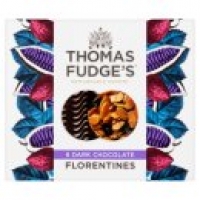 Asda Thomas J Fudges 6 Decadent Dark Chocolate Florentines