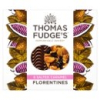 Asda Thomas J Fudges 6 Salted Caramel Florentines