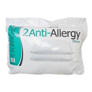 Easy Comfort Anti Allergy Pillow Pair £6.29