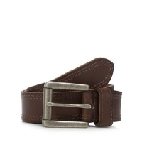 Debenhams  RJR.John Rocha - Designer tan leather roller buckle belt