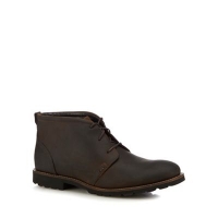 Debenhams  Rockport - Brown leather Modern Break chukka boots