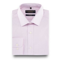 Debenhams  Hammond & Co. by Patrick Grant - Pink striped point collar s