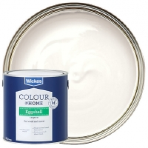Wickes Colour @ Home Eggshell Paint - Pure Brilliant White 2 &pound;17.99