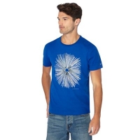 Debenhams  RJR.John Rocha - Bright blue embroidered circle t-shirt
