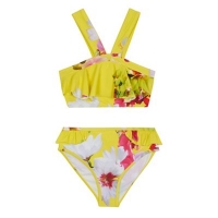 Debenhams  Baker by Ted Baker - Girls yellow floral print bikini
