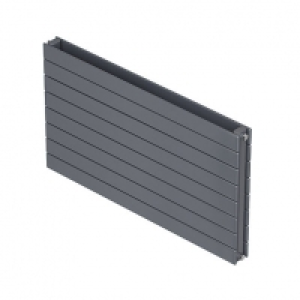 QRL Slieve Double Panel Horizontal Designer Radiator - Silve &pound;225.00