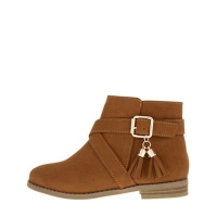 Debenhams  Monsoon - Girls brown robyn tassel buckle boots