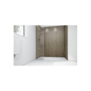 Wickes  Wickes Roman Stone Laminate 3 Sided Shower Panel Kit - 1200 