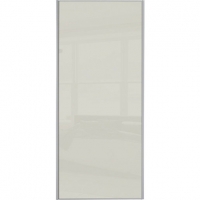 Wickes  Wickes Sliding Wardrobe Door Silver Framed Single Panel Soft