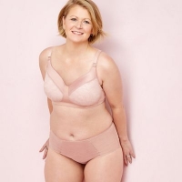 Debenhams  The Collection - Pink lace satin non-wired padded mastectomy