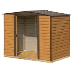 Rowlinson Woodvale Large Double Door Metal Apex Shed includi £475.00