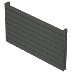 QRL Slieve Single Panel Horizontal Designer Radiator - Anthr &pound;225.00