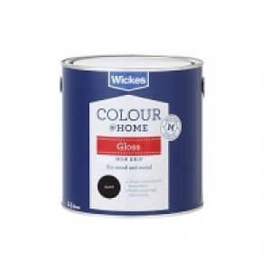 Wickes Non-Drip Gloss - Black 2.5L &pound;18.99