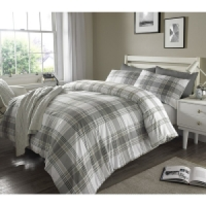 BargainCrazy  Check Duvet Set - Double