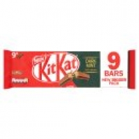 Asda Kit Kat 2 Finger Dark Mint Chocolate Biscuit Bar 9 Pack