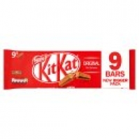 Asda Kit Kat 2 Finger Milk Chocolate Biscuit Bar 9 Pack