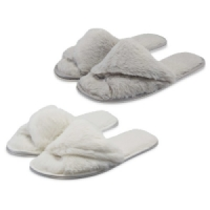 Avenue Cosy Plush Slippers &pound;2.99