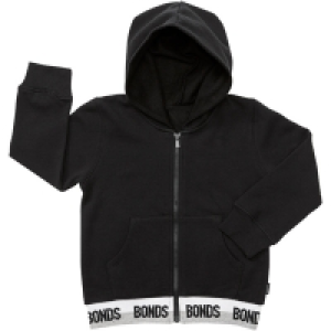 Bonds Logo Zip Hoodie - Black