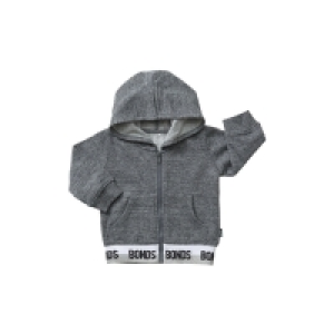 Bonds Baby Logo Zip Hoodie - Grey