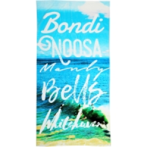 Wave Zone Beach Towel - Postcard