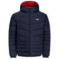 Debenhams  Jack & Jones - Navy Bend light puffer jacket