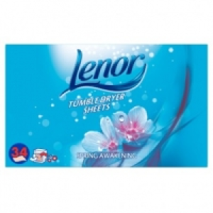 Lenor Tumble Dryer Sheets Spring Awakening 34 Pack £2.00