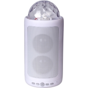 Laser Portable Disco Speaker - White