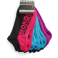 BigW  Bonds Womens Logo Lowcut Socks 4 Pack - Multi/Black