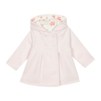 Debenhams  J by Jasper Conran - Baby girls pink fleece coat