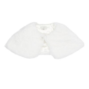RJR.John Rocha - Girls ivory faux fur cape &pound;14.00