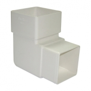FloPlast RBS1W Square Line Downpipe Offset Bend - White 92.5 £2.04