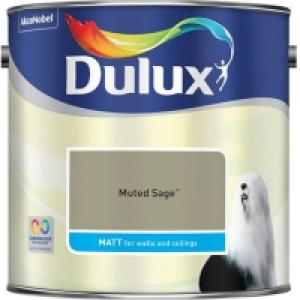 Dulux Matt Emulsion Paint Muted Sage 2.5L £10.00