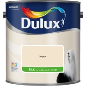 Dulux Silk Emulsion Paint Ivory 2.5L £10.00