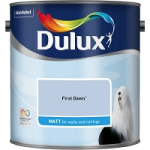 Dulux Matt Emulsion Paint First Dawn 2.5L £10.00