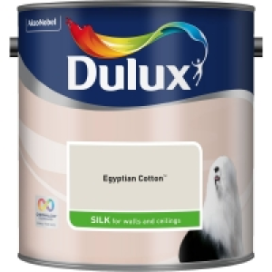Dulux Silk Emulsion Paint Egyptian Cotton 2.5L £10.00