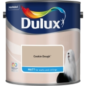 Dulux Matt Emulsion Paint Cookie Dough 2.5L £10.00