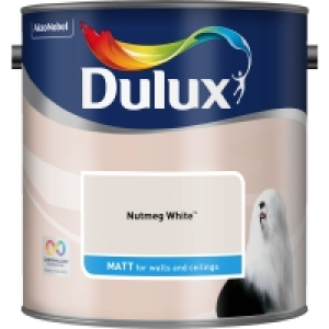 Dulux Matt Emulsion Paint Nutmeg White 2.5L £10.00