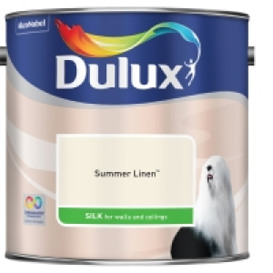 Dulux Silk Emulsion Paint Summer Linen 2.5L £10.00