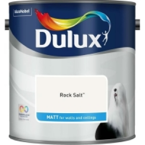Dulux Matt Emulsion Paint Rock Salt 2.5L £10.00