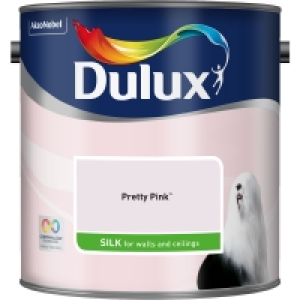Dulux Silk Emulsion Paint Pretty Pink 2.5L £10.00