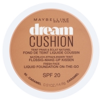 Wilko  Maybelline Dream Cushion Liquid Foundation 60 Caramel 30ml
