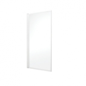Wickes Framed Bath Screen - White with Clear Glass &pound;27.17