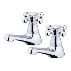 Wickes Classic Basin Taps - Chrome £21.23